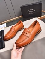 调工厂价 男装男鞋 运动原单 PRADA-普拉达 高级感皮鞋，进口原版反绒牛皮材质，羊皮内里 高档舒适，原版大底轻盈耐磨！纯手工制作，细节决定品质！38-44