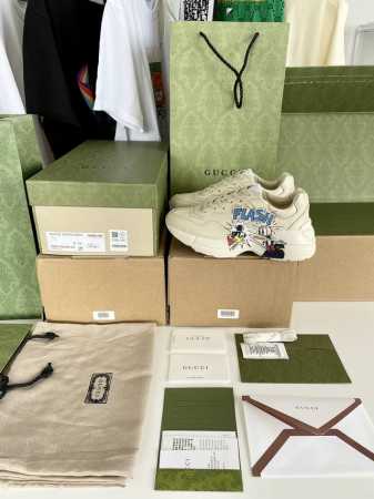 高版本gucci 老爹鞋 唐老鸭 印花 Size：35-44 45、46可订做 - 点击图像关闭