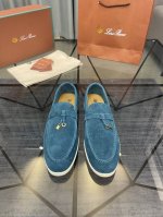 售 价 商品商标：Lp* 诺悠翩雅* 一脚蹬 正码码数 35-44 可订做45.46 情侣款 商品材料：鞋面进口磨砂皮，皮里一体内里，原版大底。 编 号：661