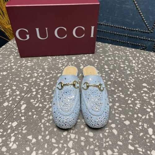 Gucci 古驰顶级品质①面料：牛皮 牛皮压字母 字母材料点钻②内里／垫脚:羊皮里③大底：原版意大利真皮底④码数：35-42 40.41.42定做不退换 包装：