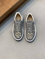 Ferragamo 菲拉格慕 -高端品质 原单 -鞋面：纳帕小牛皮、品牌帆布布匹、鞋身车缝品牌logo -内里：品牌帆布，垫脚；水染牛皮 -大底：Tpr 橡胶发