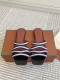 批 代购级 Loro Piana Lp Sprightly Charms系列凉拖鞋 罗马凉鞋 Sprightly Charms 凉鞋 以方形鞋头和鞋跟展现全新创