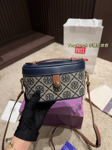 折叠盒尺寸18.11 托里伯奇Toryburch手提化妆包