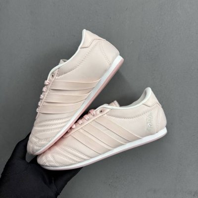 档口现货 adidas Originals Taekwondo Low White Black 跆拳道系列低帮经典复古薄底休闲运动舒适训练慢跑鞋 丝绸系列 货号