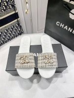橙子出厂价p chanel 香奈儿春夏新款 精美珍珠双C扣平底拖鞋 休闲凉拖 小红书早春推荐 小香风25Ss 顶奢新品 千金气质 码数 35-41