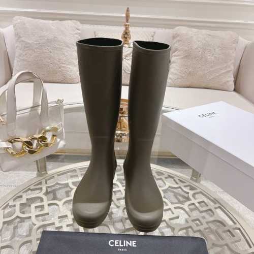 冲量价: Celine 赛琳24ss夏季网红明星爆款雨靴系列 入手一款本季颜值爆表雨靴，国内专柜个位数限量，不是vic完全是拿不到的，我真是太幸运了，真是大爱这