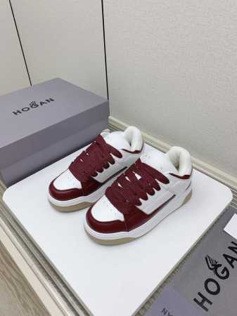 出厂女 男 高版本 Hogan 复古运动系列；情侣款老爹鞋，跑鞋，网球鞋，运动鞋 运动，时尚，轻便，透气，当季官宣推荐款，网红播主也在穿它，小红书种草款 老爹鞋 - 点击图像关闭