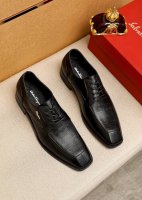 商品商标：Ferragamo 菲拉格慕 商务皮鞋 正码码数: 38-44 45.46订制 商品材料：精选 进口头层小牛皮压花鞋面+奢华五金扣，进口水染牛皮内里。