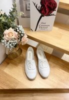 新品 Chanel香奈儿 25Ss 新款早春双C拼色 羊皮渔夫鞋 原版开发，正品工艺，手工折边后缝合，纯手工缝马克线，鞋正中间的双C Logo点缀恰到好处，简约