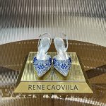独家顶级版 R C 2024S重工Rc水晶宝石编织婚鞋系列，宝石尖头女士婚鞋后空高跟鞋单鞋 鞋面：进口金属丝线编织电绣配珠光羊皮面，纯手工一比一手工点钻定制，进