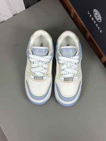 Size: 39-44 38.45.46定做 Versace Odissea运动鞋 轻盈系带运动鞋，时尚充满活力，采用橡胶鞋底和穿孔鞋头设计，鞋面饰有greca - 点击图像关闭