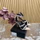 独家新款首发 Giuseppe Zanotti SS2024夏季新品！ 全新春夏系列水钻高跟凉鞋 ！ 尖头高跟拖鞋淡淡的夏日里怎么少得了一双仙女鞋 各种小裙子搭