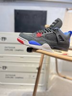 Air Jordan 4 Retro Black Military Blue 迈克尔 乔丹Aj4代中帮复古休闲运动文化篮球鞋Fv5029 Qw7700925#4
