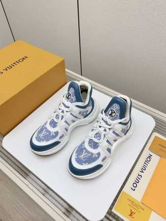 出厂 高版本 2024Ss Lv Archlight 驴牌五金休闲运动老爹鞋后增跟高约5.5Cm 大底最高度厚约8Cm 多色入选！ 面料:环保tpu和进口牛拼皮 - 点击图像关闭