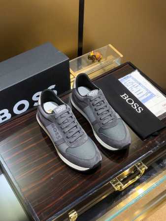 商品名称：Boss 波士 正规码数: 38-44 休闲鞋 商品材料：精选 牛皮鞋面，柔软羊皮垫脚；原厂特供大底。 - 点击图像关闭