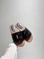 dg新款35-43码数 麻绳底拖鞋鞋 羊皮印花内里垫脚