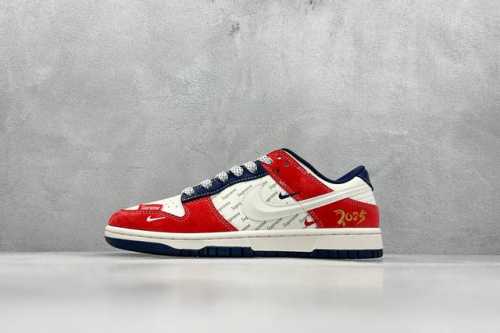 400 現貨 终端放店 Xc版 Nike Sb Dunk Low X Supreme 蛇年限定 白红小钩满天星 纯原大厂出品 极力推荐 原装头层材料 独家版型蒸