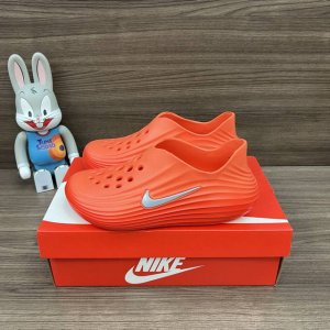 顶级版本Nike Reactx Rejuven8 Safety Orange 舒适百搭 洞洞鞋 男女同款 橙色 货号: Hv5060-800 包装:全套得物配件
