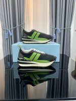 出厂 高版本，颜色齐全 Lanvin 浪凡情侣款男码女码春夏最新颜色，复古休闲慢跑鞋，原版开发，套楦工艺。 面料：尼龙+牛皮， 垫脚：牛皮 码数： 尺码：35-
