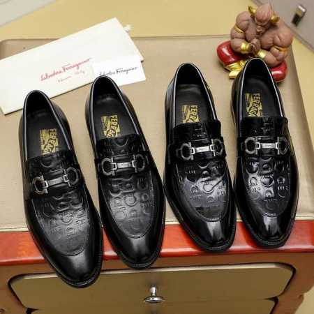 Ferragamo 菲拉格慕顶级男士商务皮鞋官网原版复制，鞋面采用进口官网1:1材料制作意大利进口牛皮进口牛皮内里。绝非一般的工艺制造，明星御用款！大厂工艺流程 - 点击图像关闭