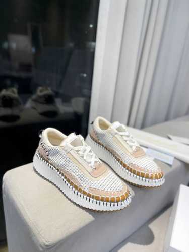 2054春夏chloe 克洛伊Nama sneaker彩虹系列运动鞋、容祖儿和孙怡宋茜明星同款、原材料是可再生物料制作、全手工缝马克线、肉眼可见皆是手工制造、环