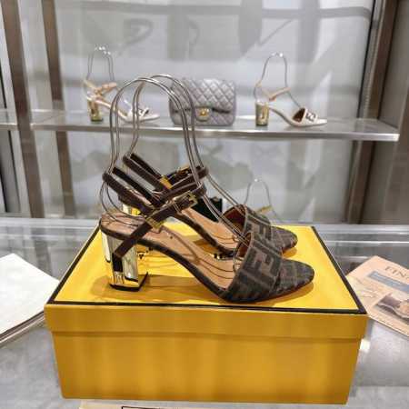 芬迪新款上线 跟高 6.5Cm 35-40 41、42、43定做 - 点击图像关闭