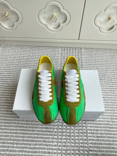 Mm6 Maison Martin Margiela 马吉拉2025Ss平底系带复古阿甘德训鞋 Sprinter 擦色做旧 休闲运动鞋 原版购入.所有的材质都与