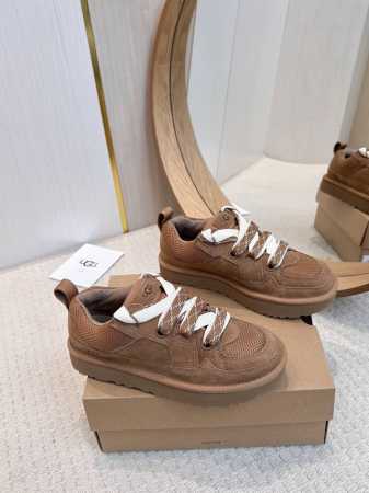 工厂批 UGG｜25SS梅尔休闲鞋 街头款 品牌经典DNA元素衍生的全新休闲鞋撞色双鞋带设计，随意DIY翻毛皮面料质感好，一款三色，码数34-41码 - 点击图像关闭