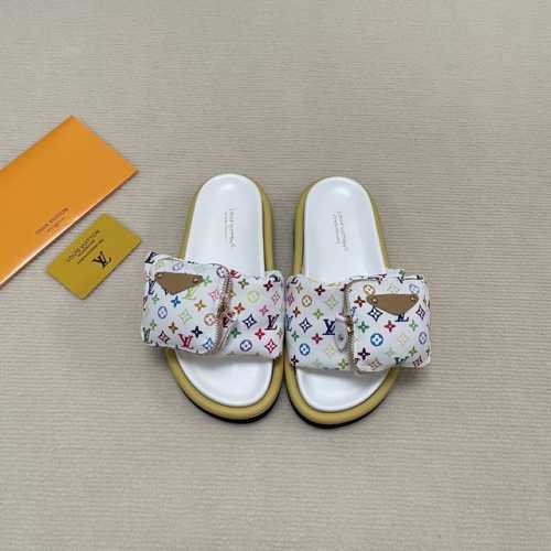 橙子出厂价p louis Vuitton 路易威登 Lv新款 带包包魔术贴平底拖鞋 休闲凉拖 情侣款 代购级别 高级感十足 国内外博主刷爆的一款 复古又时髦 上