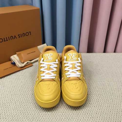 P530情侣高版本升级经典市面最齐全 Lv-路易-威登 Pk市场一切版本 走秀新款 篮球板鞋 原版1：1开发复刻！！上脚非常舒适 做工精细 鞋面由意大利进口小牛