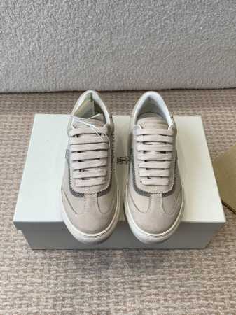 Brunello Cucinelli 25ss最新 Bc 系带 休闲鞋 鞋面进口麂皮 内里进口 羊皮里 0.5mm圆形冲孔设计 透气不闷脚 独家开模TPU大底 - 点击图像关闭