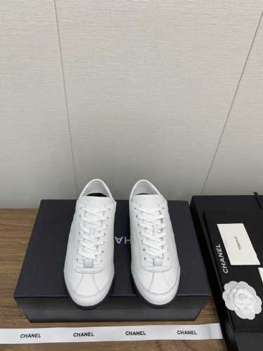 CHANEL 24k 新款 德训鞋 系列 网球运动鞋新款上 高版本 原版购入开发 做货 小香这季休闲款运动鞋 刷爆小红书 INS。各种社交平台，疯狂爆发！经典设