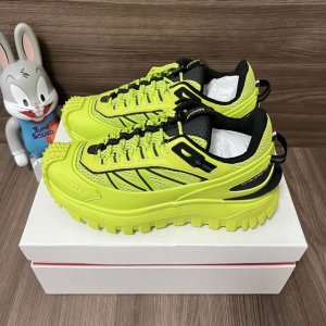 顶级版本Moncler盟可睐Trailgrip网布系带圆头低帮运动休闲鞋荧光色！ 码数：36-46码 编码: I109A4M00350M20 14 全套得物包装