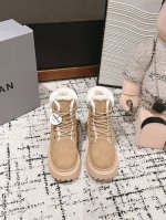 顶级品质 hogan fw 24 new arrival～ 霍根2024秋冬新款羊羔毛雪地靴 鞋面磨砂牛皮，内里皮毛一体、保暖又时髦～ 发泡材质鞋底 轻盈舒适，