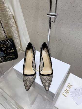 代购级 Dior 迪奥 25Ss 春夏走秀新款Tribales系列女鞋 Cd明星同款时尚尖头 烫钻 高跟穆勒凉拖鞋 凉鞋 单鞋 材质:原版定制进口澳钻 原版开模 - 点击图像关闭