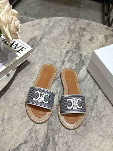 Celine 思琳代级别 春夏新品凯旋门复古罗马凉鞋拖鞋 进出专柜无压力，重工版，拒绝一眼假Low货 原版楦型，调试N次、这款上脚绝对Vintage复古风味十足