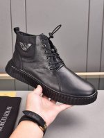 皮里 毛里 秋冬必爆款 Armani 阿玛尼 鞋面意大利进口头层顶级荔纹牛皮材质而成 ，舒适透气猪里里。潮男年轻人必备，欧美时尚风格，无论走到那你都是亮点。原版