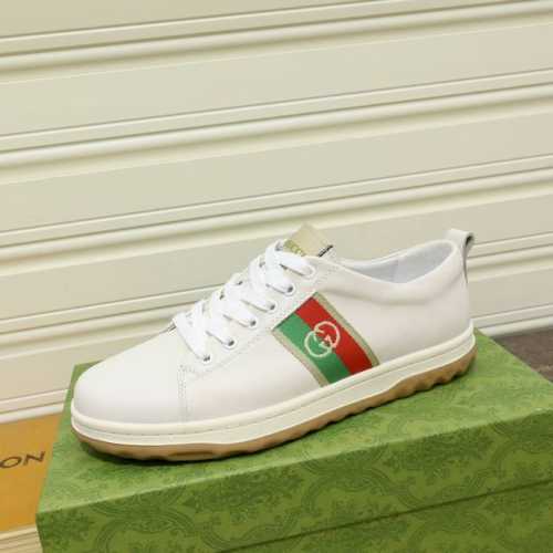 工厂价： 官网爆款gucci 古奇 高版本～”青年休闲 潮人风 男士2024专柜同步发售，夏季男鞋 意大利进口原版品牌精选头层意大利牛皮 羊皮内里 拒绝脱色磨脚
