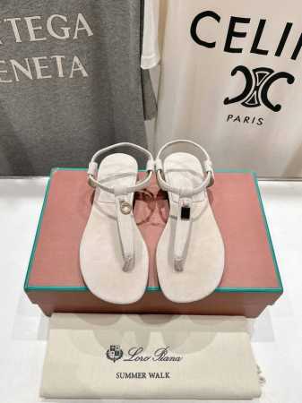 高版本出厂 Loro Piana* Lp 诺悠翩雅2025Ss夏季新款夹脚凉鞋 市场顶级品质 极简高级大方～高级而舒适的气息～ 夏天当然就得美美哒～ 上脚柔软舒 - 点击图像关闭