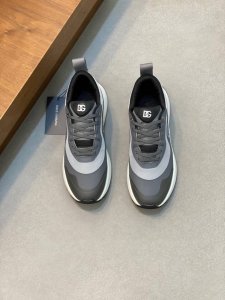 新品Dolce&Gabbanadg高端男士运动休闲鞋 顶级专柜原单货 原版进口牛皮 多种材质拼接设计进口牛皮内里 牛皮垫脚原版Tpr弹力大底 size 39-4