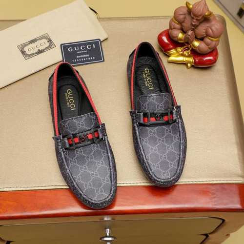 工厂价 Gucci 古驰热卖款潮流男士休闲套脚鞋官网原版1:1开模原单品质，做工精细时尚百搭，完美楦型，上脚舒适潮男型男推崇款，头层进口牛皮优质猪皮内里，橡胶耐