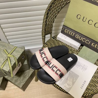 gucci 古驰春夏新款 沙滩拖鞋 平底拖鞋 一字拖 情侣款 码数 35-46