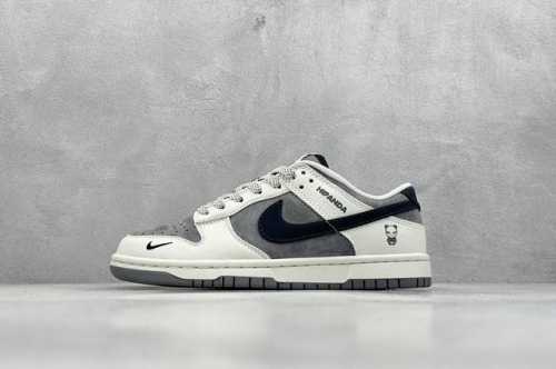 400 現貨 放店私 Nike Sb Dunk Low“暴力熊联名 白灰深蓝钩周年高端定制 低帮休闲板鞋 定制鞋盒 大厂纯原品质出货 超高清洁度 皮料切割干净无
