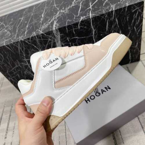 工厂价 Hogan 霍根 Chamallow系列~~ 情侣款运动鞋；老爹鞋；胖丁厚底鞋 鞋型个性帅气，融合滑板运动元素，填充饱和柔软舒适，皮革拼接面料，3.5C