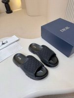 工厂p价 顶级高端Dio*～家经典男士拖鞋，高端精品，原版材质，鞋面pct特殊印花帆布，完美五金精细做工，鞋底超软，休闲宽松舒适型，夏季必入哦！ 38-45