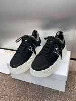工厂P价P Dior 迪奥 2025春夏新款Star厚底系带休闲滑板鞋 Cd字母Logo暗花梭织拼色帆布运动鞋 市面顶级高端版本 材质:原版进口环保梭织鞋面+混