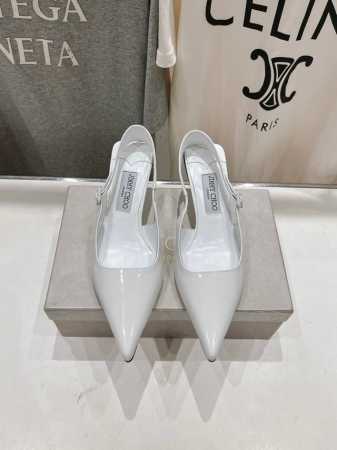 高版本出厂 JIMMY CHOO*｜JC 吉米周2025ss新款简约尖头小猫跟高跟鞋单鞋 原版套楦，完美的线条，简约大气上脚显气质粗跟舒适百搭，还能拉长双腿显高 - 点击图像关闭