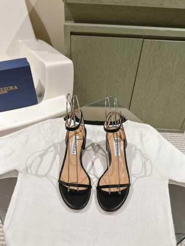 Aquazzur* 菠萝早春专柜新品仙女时装鞋系列，大量上新同步官网全系列均可定制龙年主打一个火爆，全网各大网红纷纷开秀，绝美的穿搭系列！ ★★★★★ 鞋面 羊