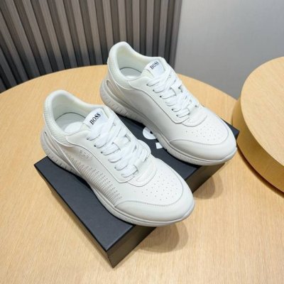 工厂P Boss 新款男仕运动鞋 知名运动品牌新款隆重上市 以奢华高端设计出货 鞋面原版皮革制作 羊皮垫脚 叠层设计鞋面线条感层次分明，轻质橡胶大底。轻奢风格，