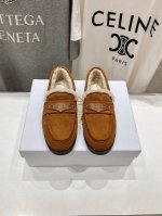 高版本出厂 单鞋 Dior*迪奥D家24ss秋冬新款毛毛乐福鞋～顶级品质 购入原版，精心打造、只为复刻原版一致、版型超正。各大明星网红纷纷种草的一款美鞋、上脚舒